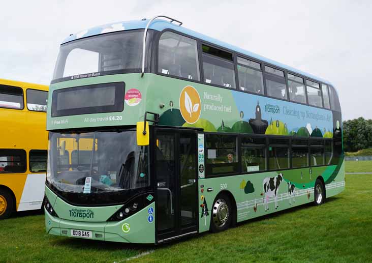 Nottingham City Transport Scania N280UD ADL Enviro400CNGCITY 500